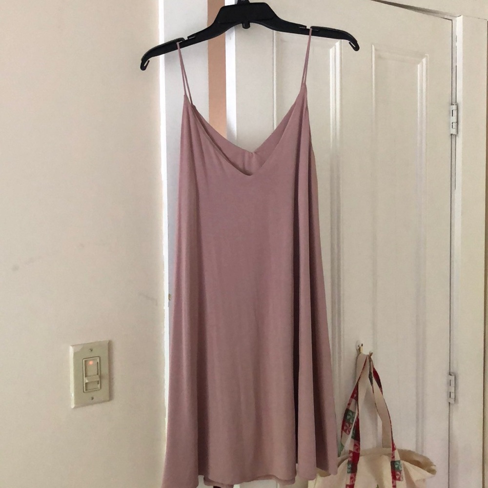 Flowy spaghetti tank dress